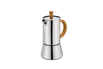 CILIO Espressokocher FIGARO Edelstahl 4T Olive