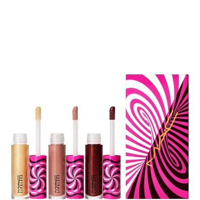 Tiny Tricks Set : Lipglass Lip Gloss Optical Delusion