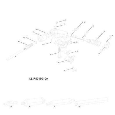 Rockshox Ersatz für Variosattelstütze "Reverb / Reverb Stealth" Schalter Service Kit