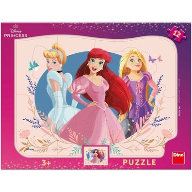 DINO Puzzle Disney Prinzessinnen 12 Teile