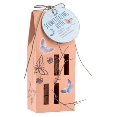 Schmetterlingshotel aus Pappe Wunderle 63310 10x24x6cm