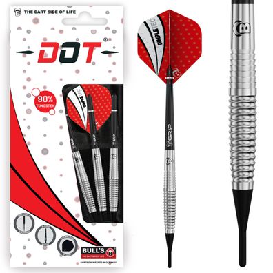 BULL'S Dot D1 90% Tungsten Soft Dart, 18 Gr. / Inhalt 1 Stück