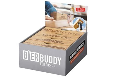 LA VIDA Display Bierbuddy Mann 16er