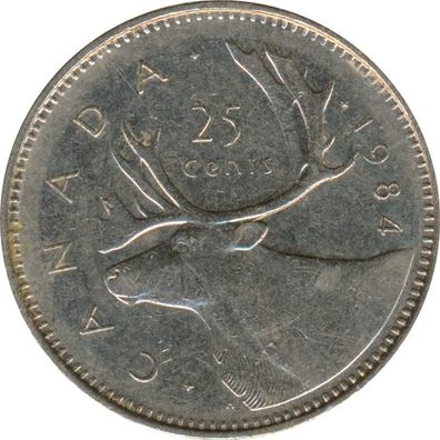 Kanada 25 Cents 1984 Elizabeth II*