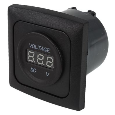 C-Line Presto Inprojal CBE Steckdose Voltmeter Digtal 12 + 24 Volt + Rahmen