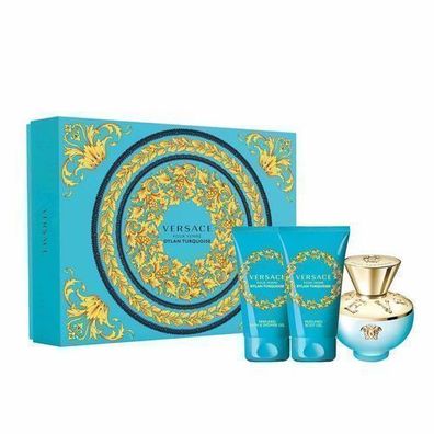 Versace Dylan Turquoise Pour Femme Set Eau de Toilette 50ml - 3tlg