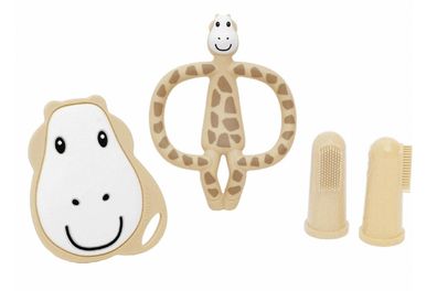 Matchstick MONKEY Beißring Gigi Giraffe Starter Set beige