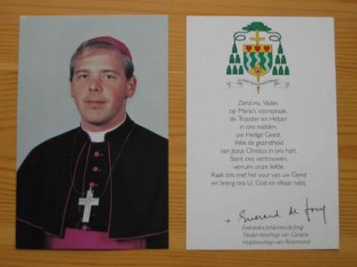 Weihbischof von Roermond Johannes de Jong - Autogramm!!