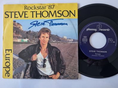 Steve Thomson - Europe 7'' Vinyl Switzerland Signiert MIT Autogramm