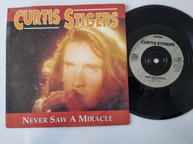 Curtis Stigers - Never saw a miracle 7'' Vinyl UK