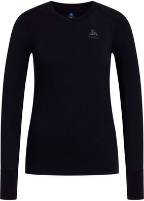 Odlo Damen Bl Top Crew Neck Long-Sleeve Merino 200 111601