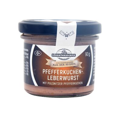 Dürrröhrsdorfer Pfefferkuchen-Leberwurst – Würziger Genuss im Glas, 90g