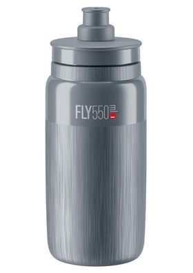 ELITE Trinkflasche "Fly TEX" SB-verpackt, Kunststo 550 ml, grau