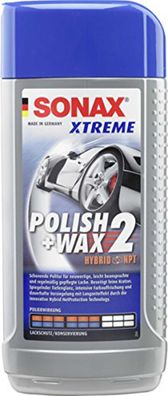 SONAX Autopolitur "XTREME Polish+Wax 2 H 500 ml Flasche, mit Ausgießer