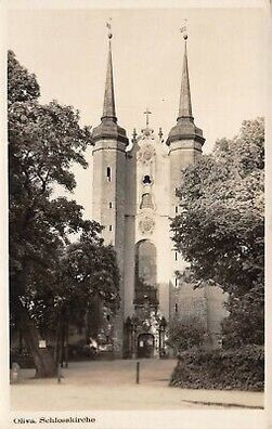 Oliva Schlosskirche Danzig Postkarte AK