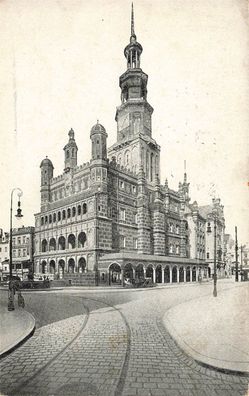 AK Posen Rathaus 1915