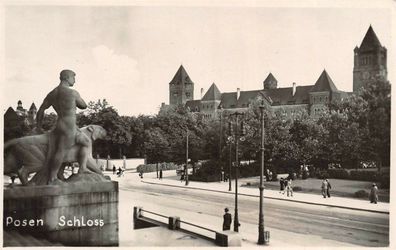 Posen Schloss Postkarte AK