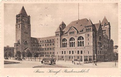 Posen königliches Residenzschloss Postkarte 1916