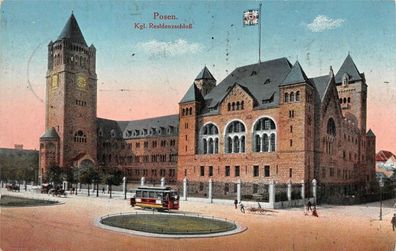 Posen Kgl. Residenzschloß Feldpostkarte AK 1915