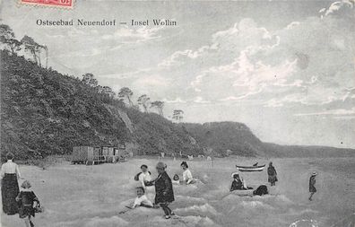 Ostseebad Neuendorf Insel Wollin Postkarte AK 1912