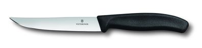 Swiss Classic, Steakmesser, 12cm, gerade, schwarz