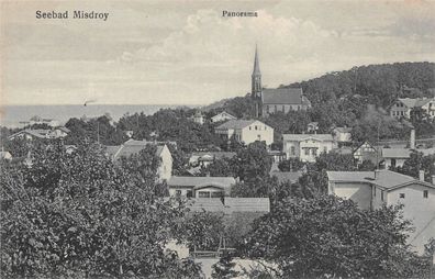 Seebad Misdroy / Miedzyzdroje Panorama Pommern Postkarte