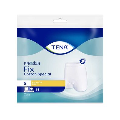 34x TENA Fix Cotton Spezial Fixierhose Gr. S | Packung (1 Stück)