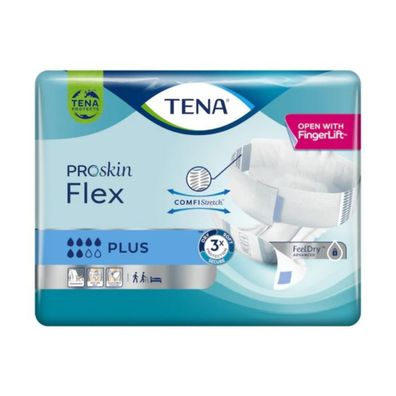 3x TENA Flex Plus Inkontinenzhose Gr. XL | Packung (30 Stück)