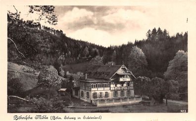 Böhmische Mühle (Böhm. Schweiz im Sudetenland) Postkarte AK