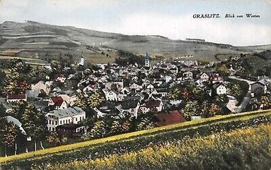 Graslitz Blick von Westen Postkarte