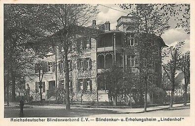 Reichsdeutscher Blindenverband E. V. Blindenkur- und Erholungsheim AK 1938