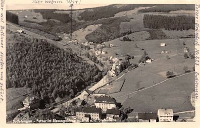 Sudetengau Petzer im Riesengebirge m. Blick n. d. Stufenseite Postkarte AK 1940