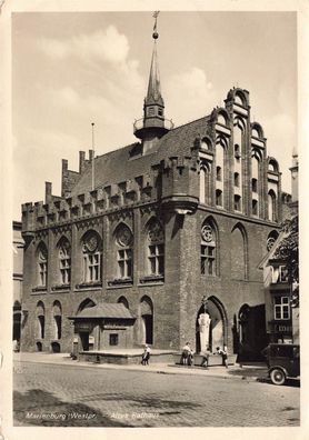 Altes Rathaus in Marienburg Westpreussen Postkarte AK 1941