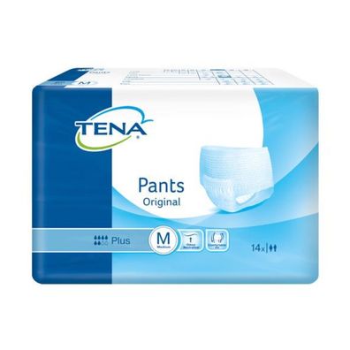 4x TENA Pants Original Plus Inkontinenzpants Gr. M | Packung (14 Stück)