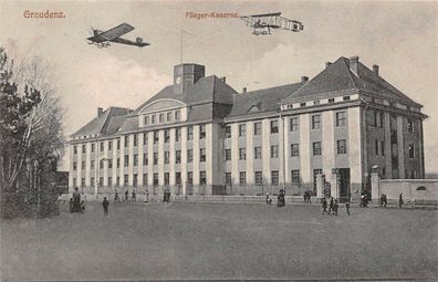 Graudenz Flieger-Kaserne Feldpostkarte AK 1916