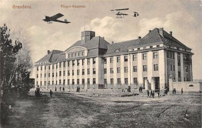 Graudenz / Grudziadz Flieger - Kaserne Flugzeuge Postkarte