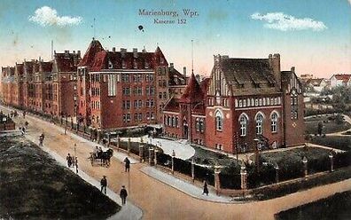 Marienburg Wpr. Kaserne 152 Feldpostkarte AK 1917