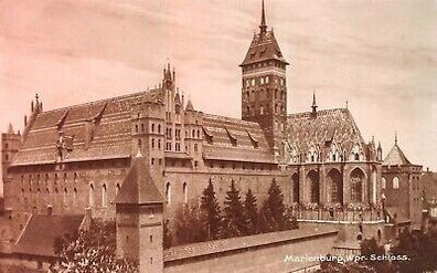 Marienburg Wpr. Schloss Postkarte AK