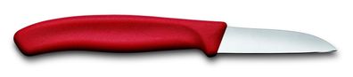 Swiss Classic, Gemüsemesser, 6cm, gerade, rot