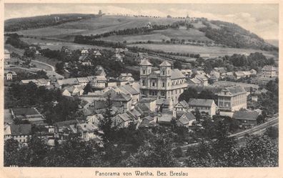 Panorama von Watha Bez. Breslau Postkarte gel. Bahnpost 1940