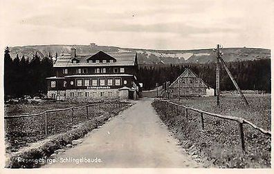 Riesengebirge Schlingelbaude Restaurant Foto Postkarte