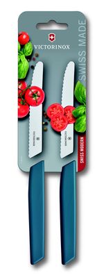 Swiss Modern, Tomaten & Tafelmesser,2tlg,11cm, ellen, ornfl.,