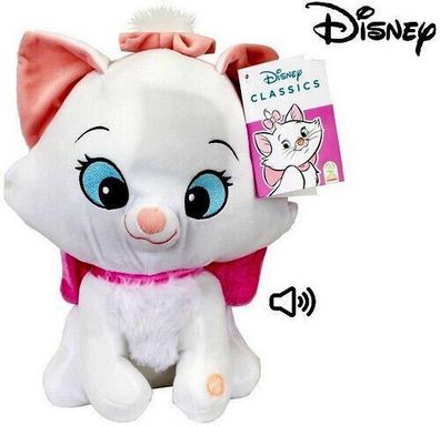 Disney Sambro Aristocats MARIE Plüschtier mit Sound 28 cm NEU