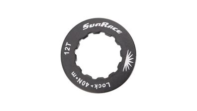 Sunrace Lockring Stahl, schwarz für 12 Zähne