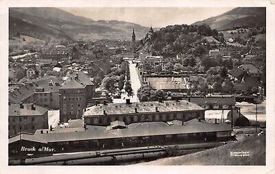 Bruck a/Mur. Ansicht Postkarte AK 1941