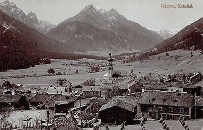 Fulpmes Stubaital Panorama Postkarte AK