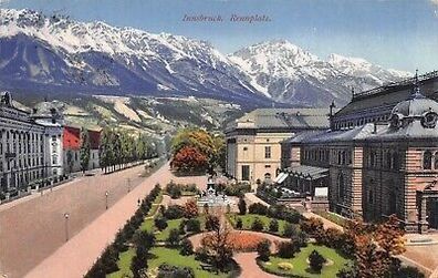 Innsbruck Rennplatz Postkarte AK