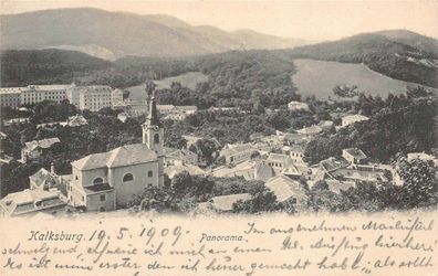 Kalksburg Panorama Postkarte AK 1909