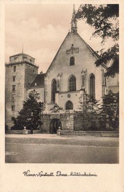 Wiener-Neustadt Theres. Militätakademie Postkarte AK 1938