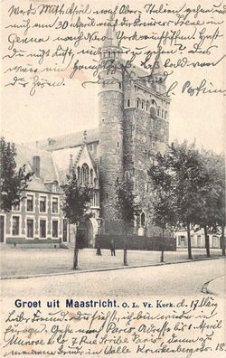 Groet uit Maastricht Postkarte AK 1903